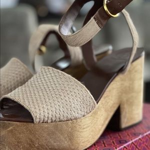 Tory Burch Camilla 100mm Sandal hair-calf